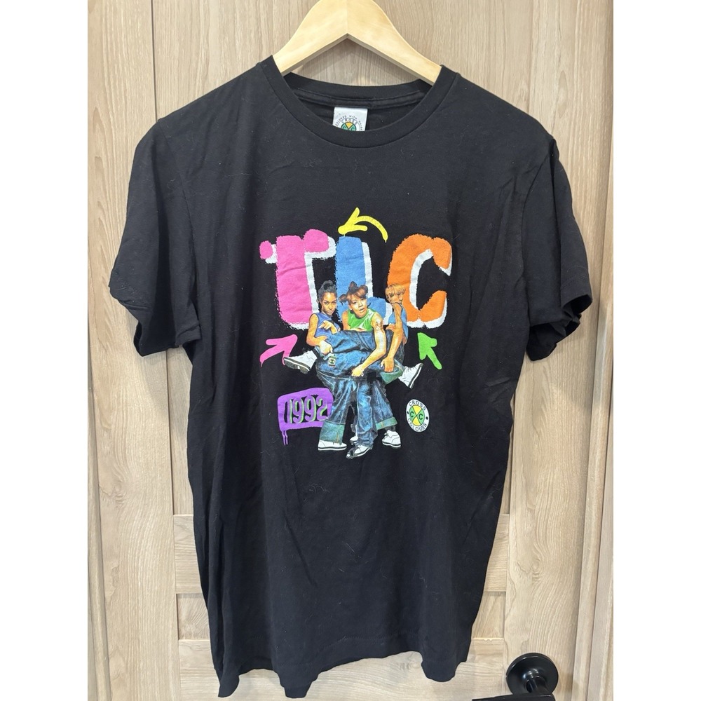 Vintage TLC Cross Colors Hip Hop R&B 1992 Tee Shirt M Y2K RnB 90s
